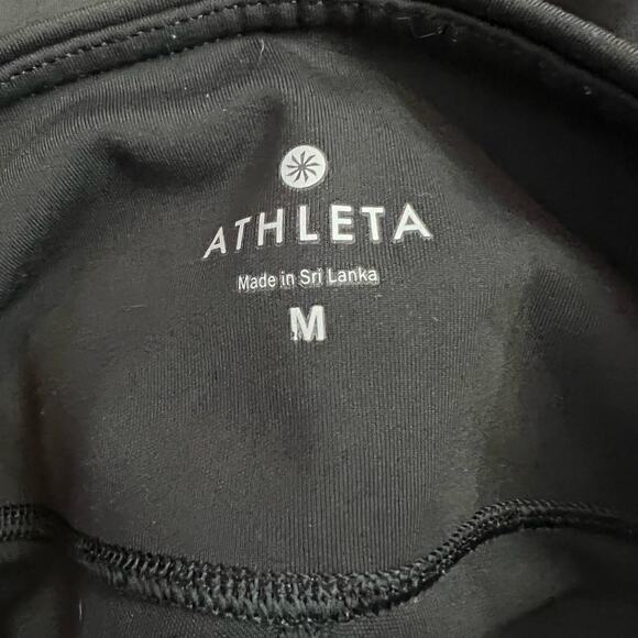 Athleta Legging Women Medium Stealth Tech 7/8 Tight Black - Picture 5 of 11